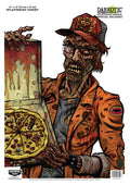 Birchwood Casey 35650 Darkotic Special Delivery Zombie Pizza Delivery Paper Hanging Universal 12" x 18" Multi-Color Impa