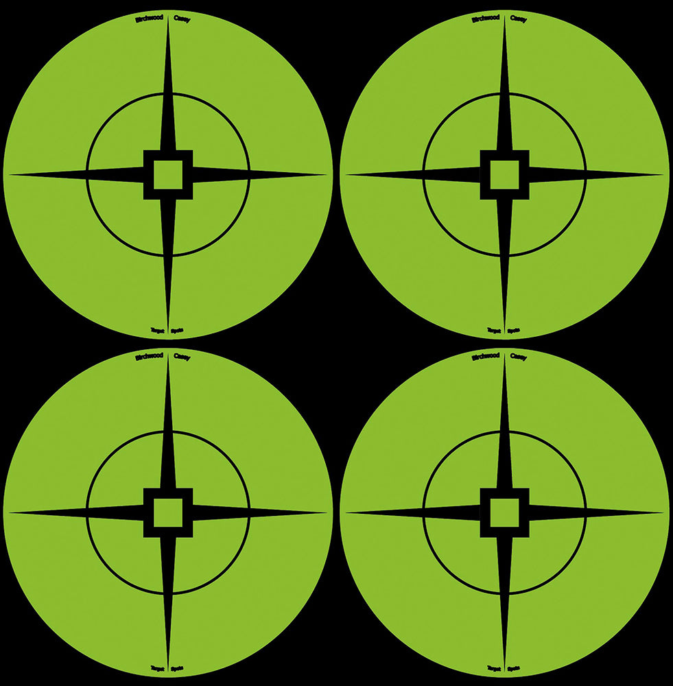 Birchwood Casey 33933 Target Spots  Self-Adhesive Paper Black/Green 3" Crosshair 40 Pack