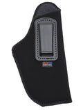 GrovTec US Inc GTHL14115R Inside The Pants  IWB Size 15 Black Suede Belt Clip Fits Large Semi-Auto 3-4" Barrel Right Han