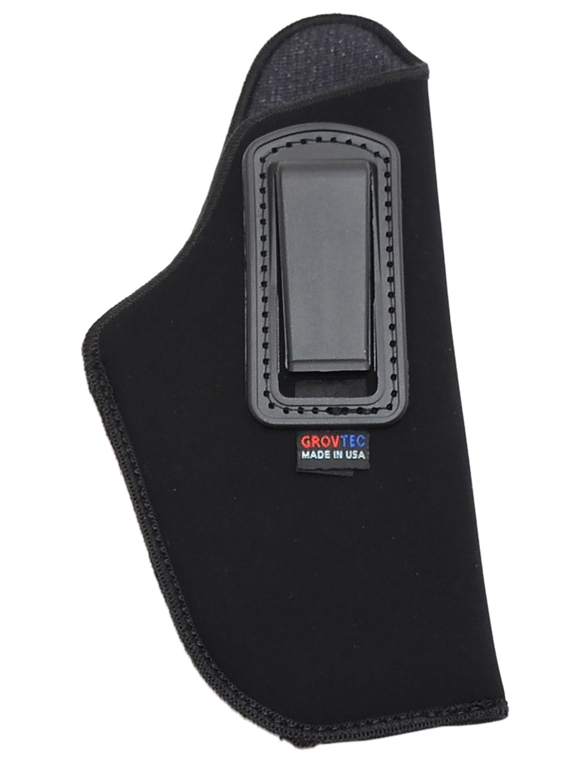 GrovTec US Inc GTHL14115R Inside The Pants  IWB Size 15 Black Suede Belt Clip Fits Large Semi-Auto 3-4" Barrel Right Han