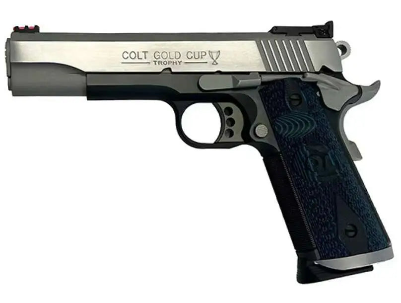 COLT 1911 GOLD CUP TROPHY 45 ACP 5" TWO TONE