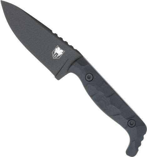 COBRATEC KING PIN BLACK 4" FIXED BLADE