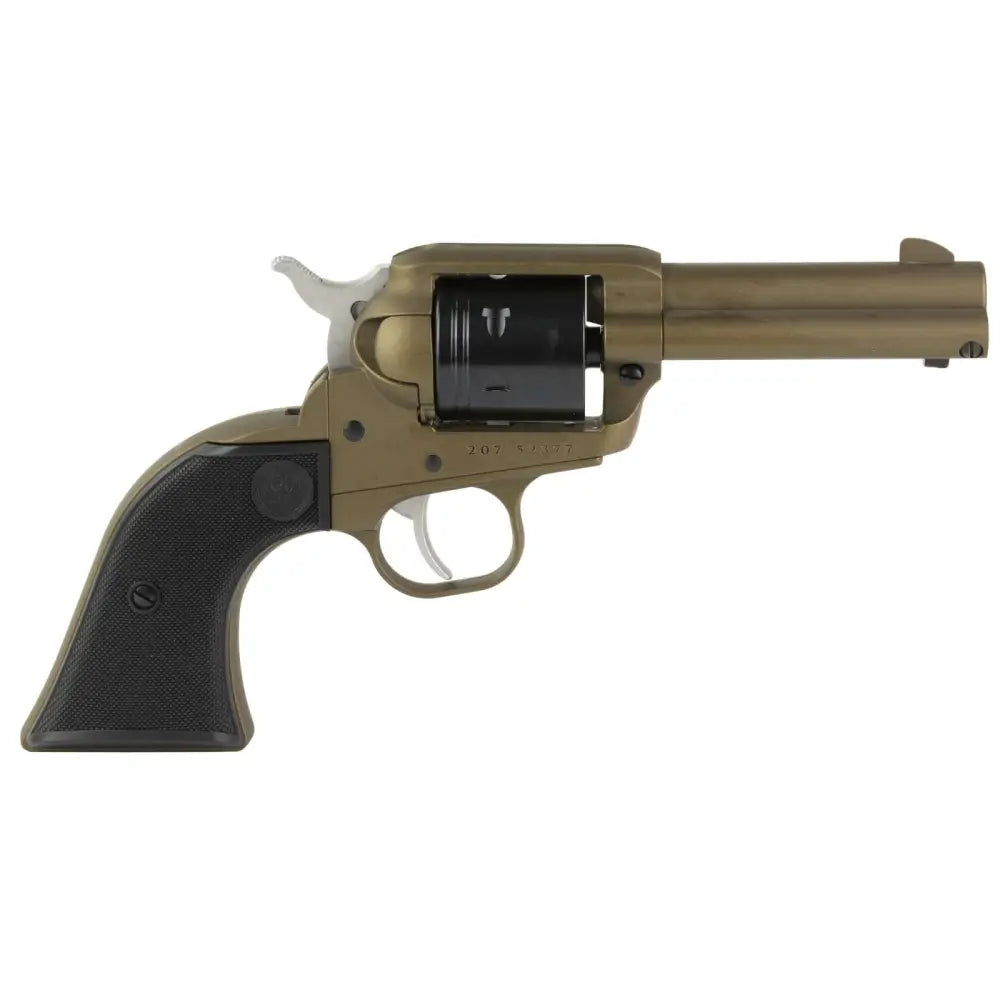 dRUGER WRANGLER 22LR REVLVR BURNT BRNZ CERAKOTE 6RD 3.75"BBL BLADE F.S.