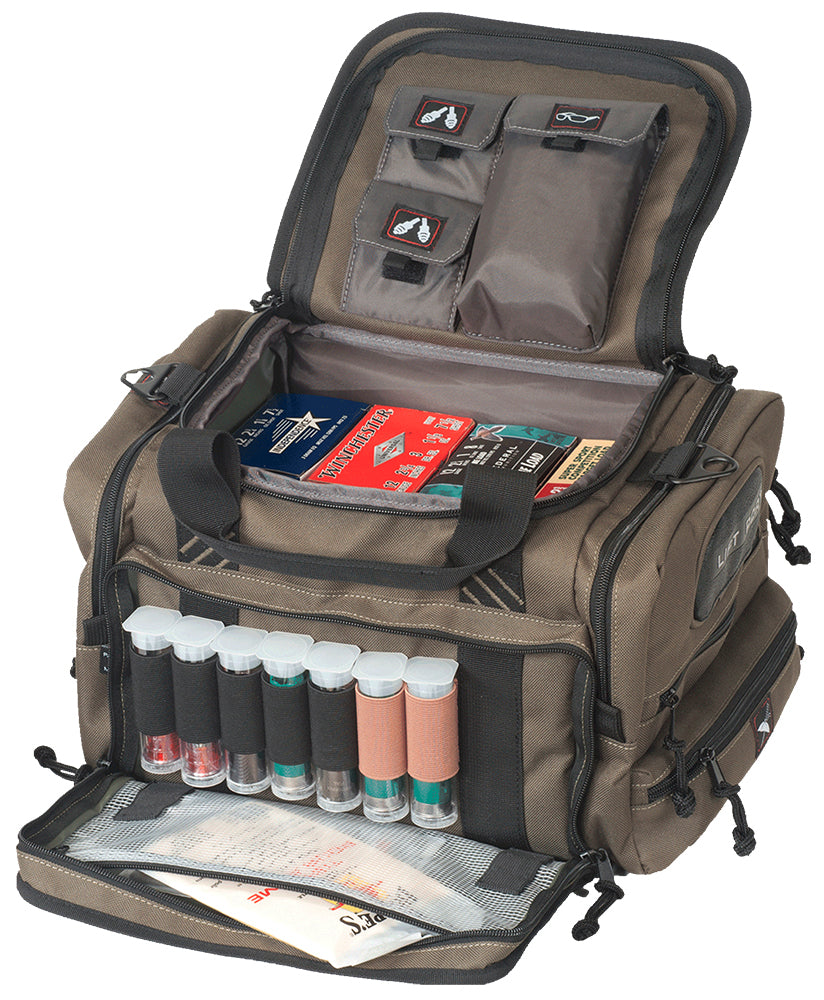 GPS Bags 1411SC Sporting Clays  OD Green Nylon with Lockable Zippers, Storage Pockets, Pull-Out Rain Cover & Visual ID S