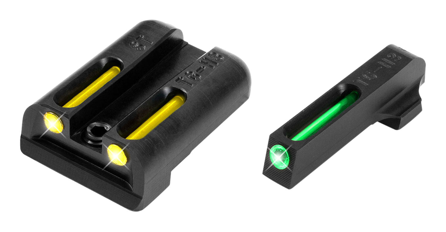 TruGlo TG131ST2Y TFO  Green/Tritium/Fiber Optic Front Sight-Yellow/Tritium/Fiber Optic Rear Sight Sig Sauer P-Series #6 