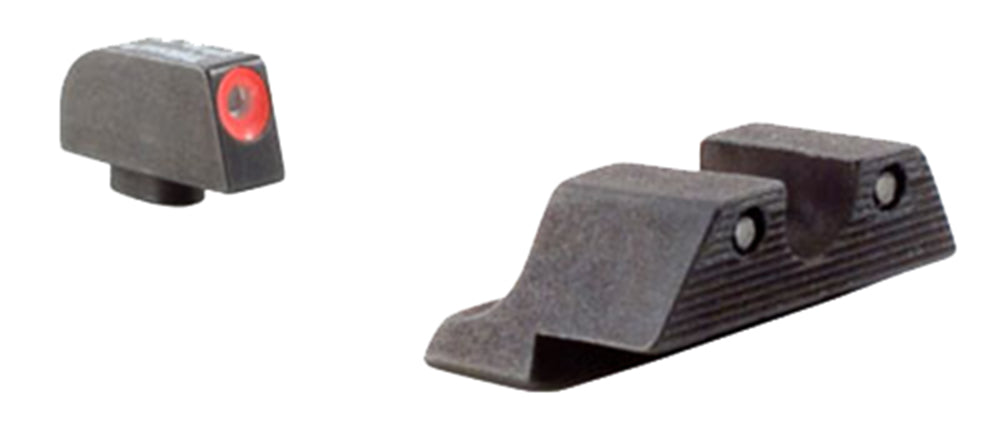 Trijicon 600538 HD Night Sights  Green/Tritium Orange Outline Front Sight-Green Tritium Black Outline Rear Sight Glock 1