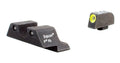 Trijicon 600540 HD Night Sights  Green/Tritium Yellow Outline Front Sight-Green Tritium Black Outline Rear Sight Glock G