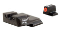Trijicon 600556 HD Night Sights  Green/Tritium Orange Outline Front Sight-Green Tritium Black Outline Rear Sight Smith &