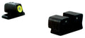 Trijicon 600573 HD Night Sights  Green/Tritium Yellow Outline Front Sight-Green Tritium Black Outline Rear Sight Sig Sau