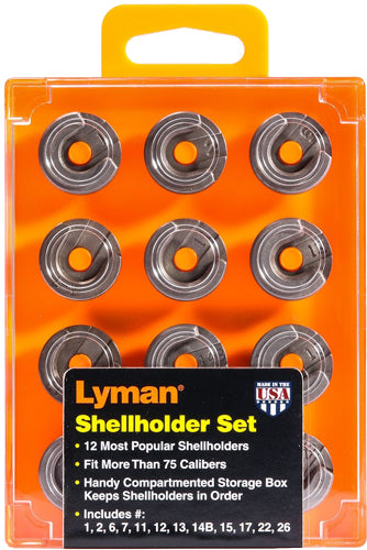 LYMAN X-SHELLHOLDER 12 PIECE