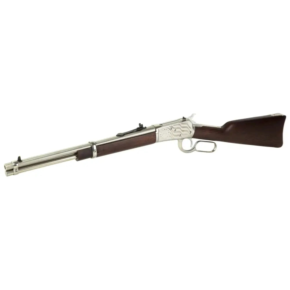 ROSSI R92 357MAG 16" SS/HWRD 8RD 1776 FLAG ENGRAVED