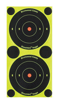 Birchwood Casey 34375 Shoot-N-C Reactive Target Self-Adhesive Paper Black/Yellow 3" Bullseye 240 Pack