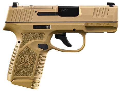 FN REFLEX MRD 9MM FDE PSTL 3.3" 1-11RD 1-15RD