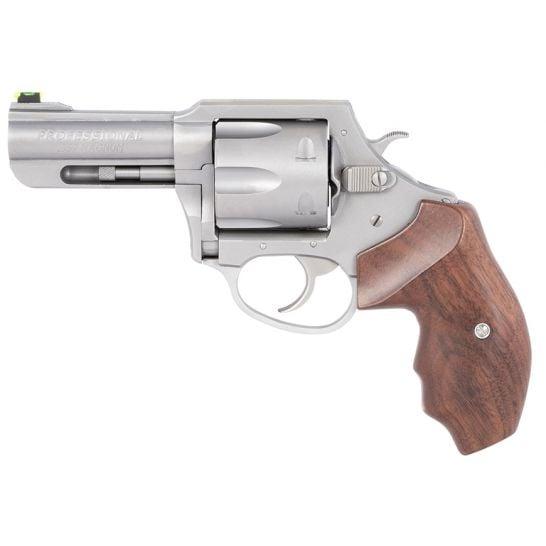 THE PROFESSIONAL V, 357 MAG, 3IN, SS, WOOD GRIP