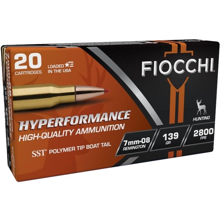 FIOCCHI 7MM-08 139gr SST 2,800 FPS 20 RD