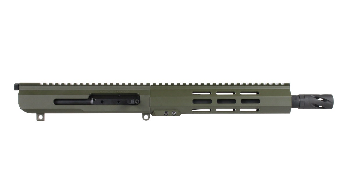 BC-10 8.6 Blackout Right Side Charging Upper, 10.5" Parkerized SOCOM Barrel, 1:3 Twist, Pistol Length Gas System, 9.5" MLOK Split Rail