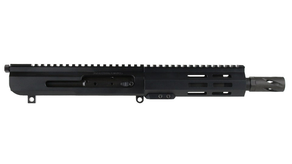 BC-10 8.6 Blackout Side Charging Complete Upper Assembly, 7.5" Parkerized SOCOM Barrel, 1:3 Twist, Pistol Length Gas System, 6.5" M-LOK Rail