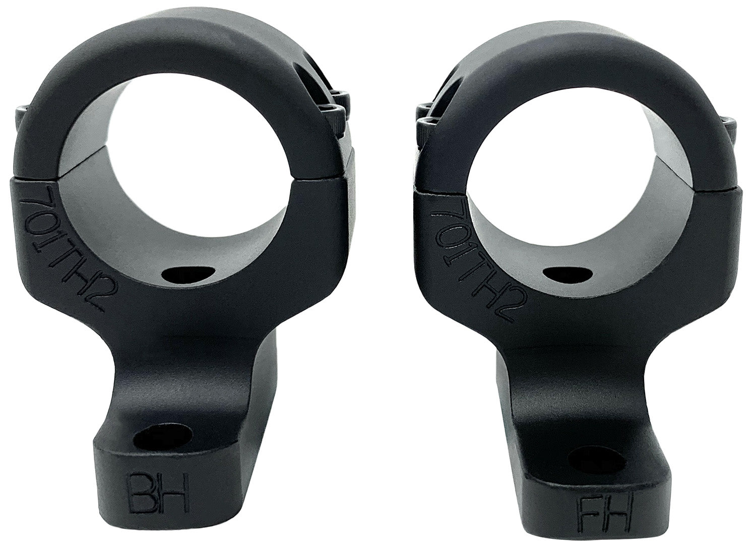 DNZ 701H2 Game Reaper 2 Scope Mount/Ring Combo Matte Black 1" Howa