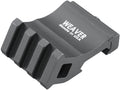 Weaver Mounts 99671 Offset Rail Adapter  Black Anodized 0 MOA