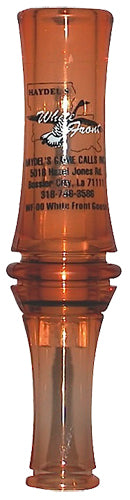 Haydel's Game Calls WF00 White Front  Open Call Specklebelly Sounds Attracts Geese Brown Acrylic