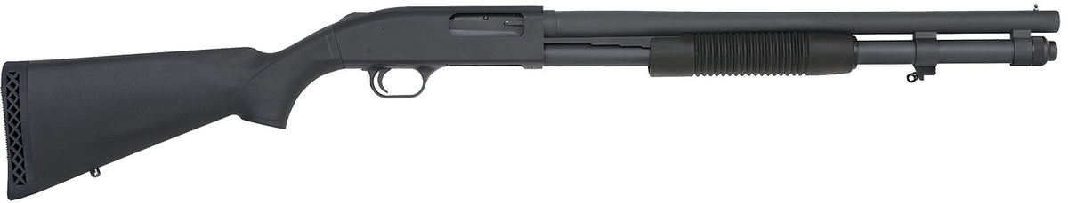 Mossberg 51660 590A1 Tactical 12 Gauge 8+1 3" 20" Heavy-Walled Barrel, Parkerized Finish, Drilled & Tapped Receiver, Mil