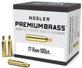 Nosler 10128 Premium Brass Unprimed Cases 17Rem Rifle Brass 100/Box