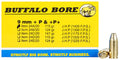 Buffalo Bore Ammunition 24A20 Personal Defense Strictly Business 9mmLuger +P+ 115gr Jacket Hollow Point 20 Per Box/12 Ca