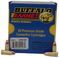 Buffalo Bore Ammunition 24H20 Buffalo-Barnes Strictly Business 9mmLuger +P+ 115gr Barnes TAC-XP Lead Free 20 Per Box/12 