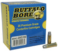 Buffalo Bore Ammunition 20C20 Standard Pressure Strictly Business 38Special 158gr Lead Semi Wad Cutter Hollow Point 20 P