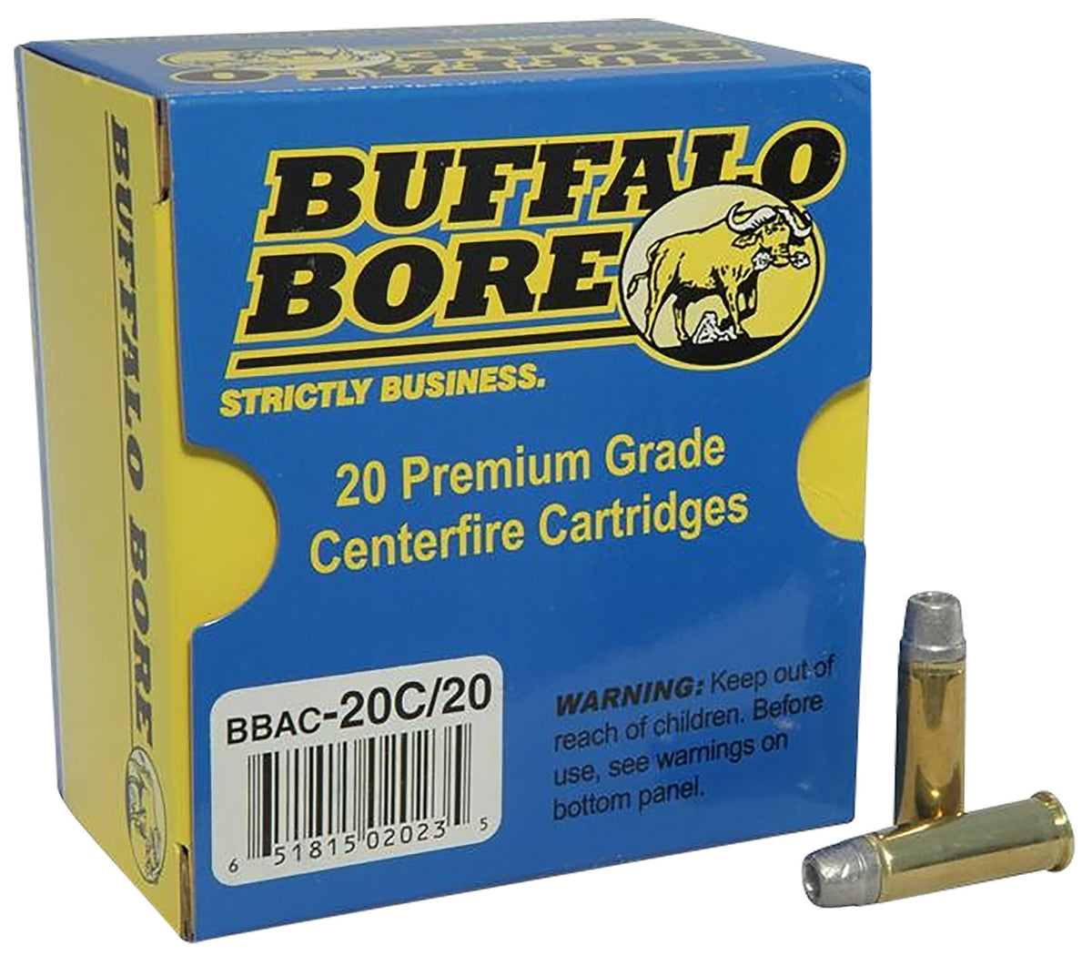 Buffalo Bore Ammunition 20C20 Standard Pressure Strictly Business 38Special 158gr Lead Semi Wad Cutter Hollow Point 20 P