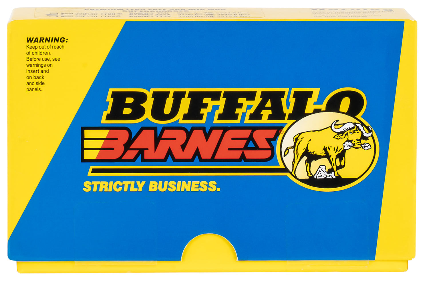 Buffalo Bore Ammunition 55B20 Buffalo-Barnes Strictly Business 300Win Mag 180gr Barnes Tipped TSX Lead Free 20 Per Box/1