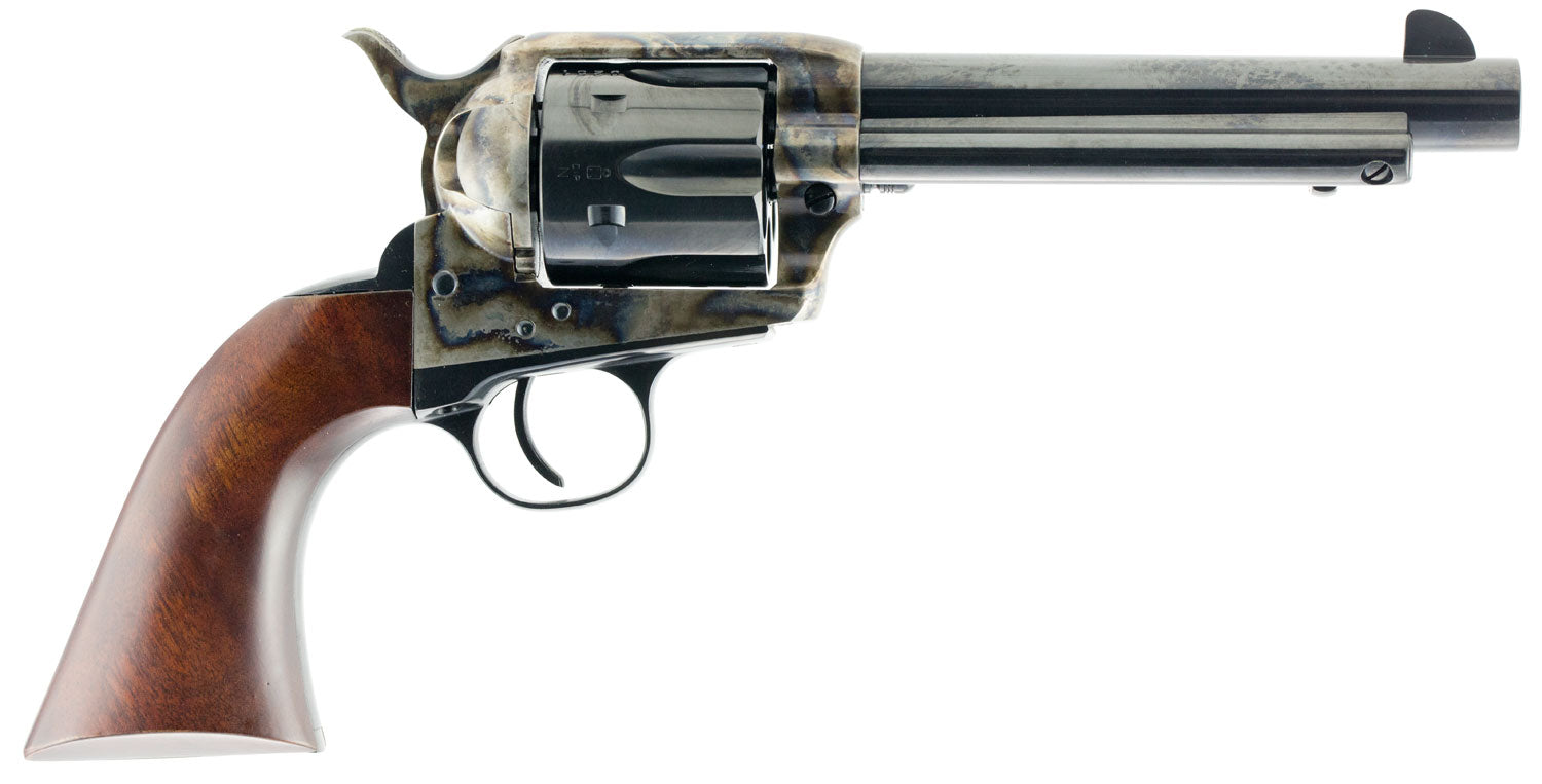 Taylors & Company 550857 1873 Gunfighter 357 Mag Caliber with 5.50" Blued Finish Barrel, 6rd Capacity Blued Finish Cylin