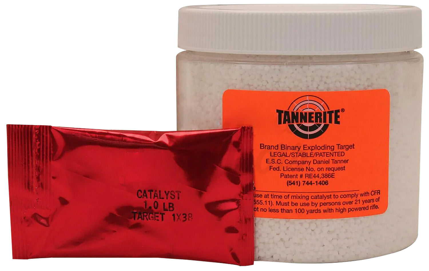 Tannerite 1BR 1 Pound Target  Impact Enhancement Explosion White Vapor Centerfire Rifle Firearm 1 lb 16 Targets *Sold by