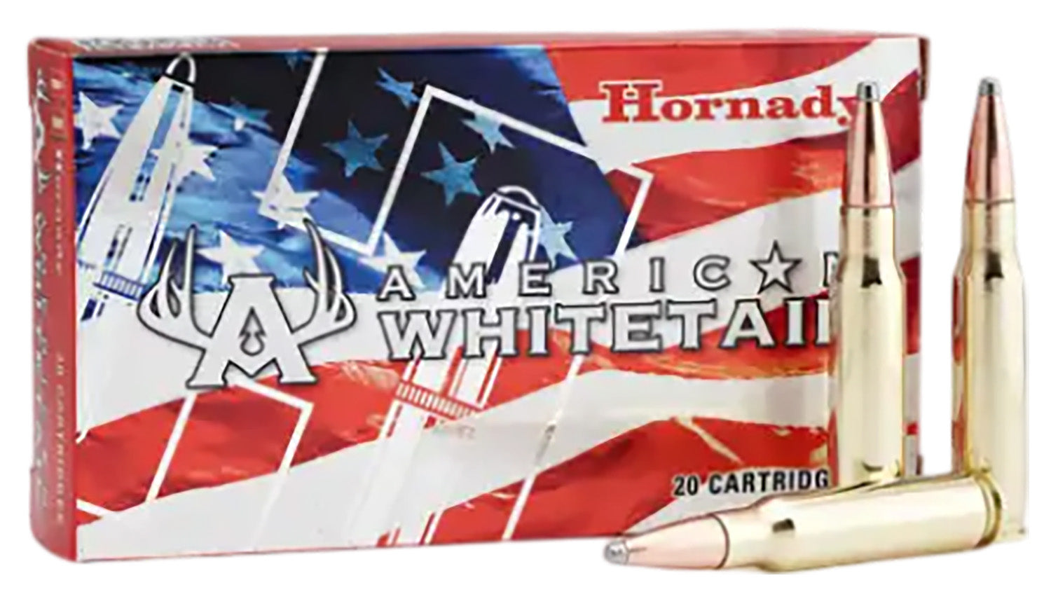 Hornady 8090 American Whitetail  308Win 150gr InterLock Spire Point 20 Per Box/10 Case