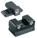 Trijicon 600049 Bright & Tough Night Sights  Green/Tritium White Outline Front Sight-Green/Tritium White Outline Rear Si