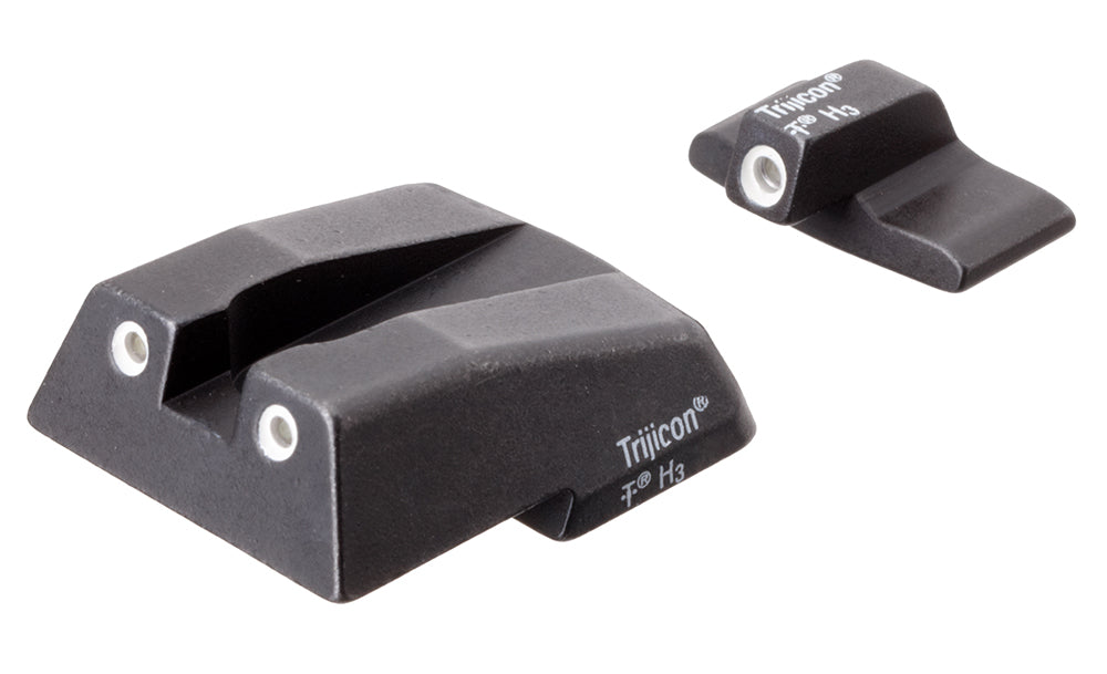 Trijicon 600282 Bright & Tough Night Sights  Green/Tritium White Outline Front Sight-Green/Tritium White Outline Rear Si