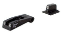 Trijicon 600590 Bright & Tough Night Sights  Green/Tritium White Outline Front Sight-Green/Tritium White Outline Rear Si