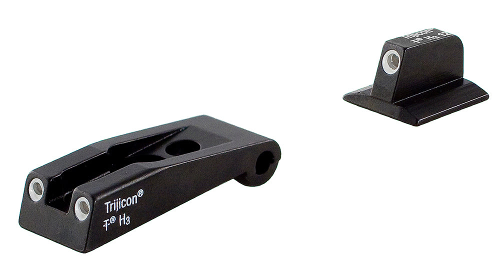 Trijicon 600590 Bright & Tough Night Sights  Green/Tritium White Outline Front Sight-Green/Tritium White Outline Rear Si