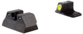 Trijicon 600600 HD Night Sights  Green/Tritium Yellow Outline Front Sight-Green Tritium Black Outline Rear Sight H&K P20