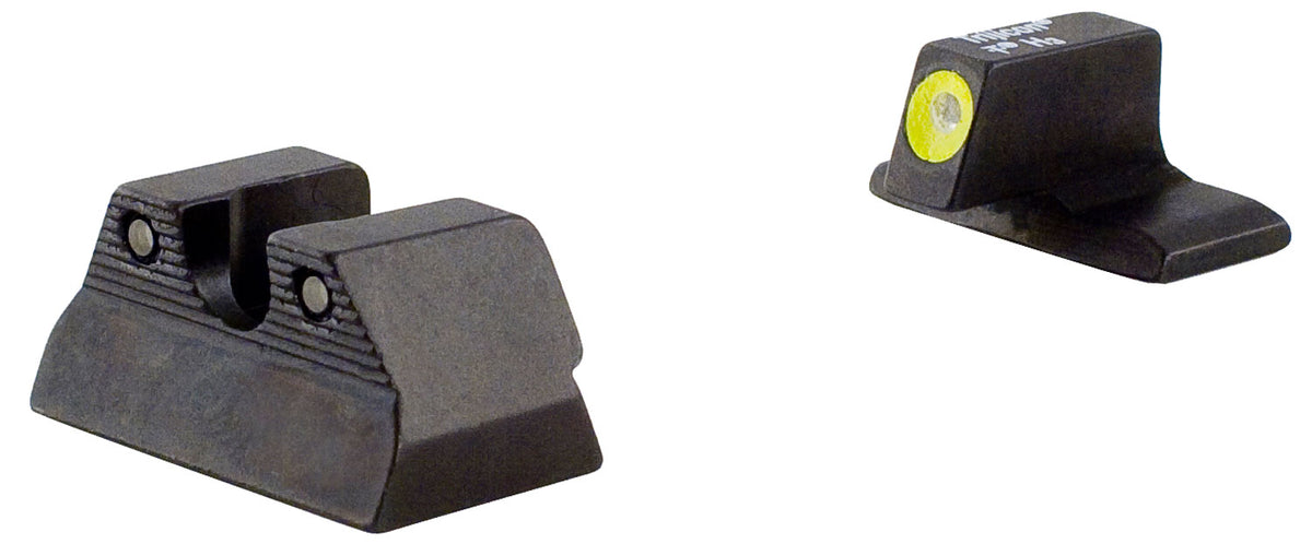 Trijicon 600600 HD Night Sights  Green/Tritium Yellow Outline Front Sight-Green Tritium Black Outline Rear Sight H&K P20