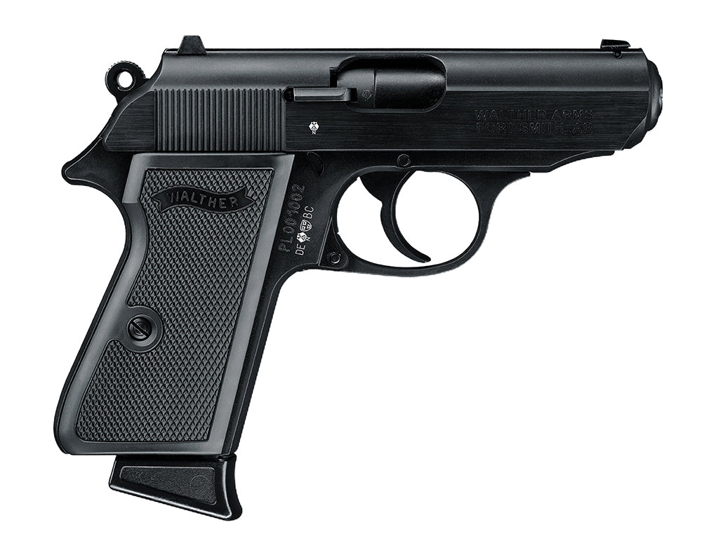Walther Arms 5030300 PPK/S  22 LR 10+1 3.30" Steel/Threaded Barrel Matte Black Tenifer Serrated/Steel Slide, Black Zinc 