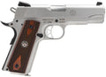 Ruger 6702 SR1911 Commander-Style 45 ACP 7+1 4.25" Stainless Steel Barrel, Serrated Stainless Steel Slide, Stainless Ste