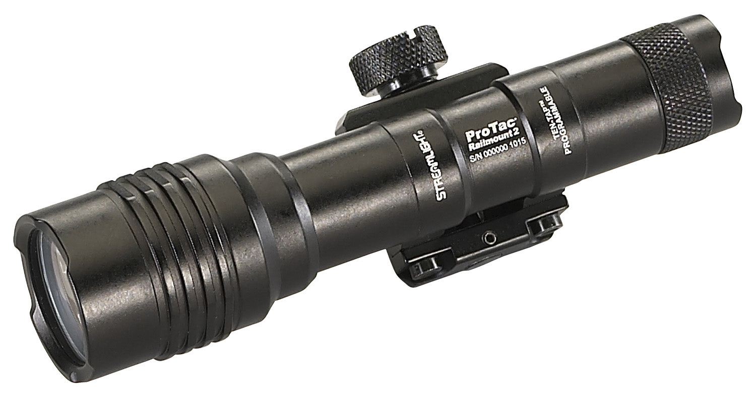 Streamlight 88059 ProTac Rail Mount 2L Black Anodized Aluminum Rifle, 60/625 Lumens, White LED Bulb, 89-297 Meters Beam,