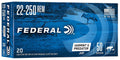Federal AE22250G American Eagle Varmint & Predator 22-250Rem 50gr Jacketed Hollow Point 20 Per Box/10 Case