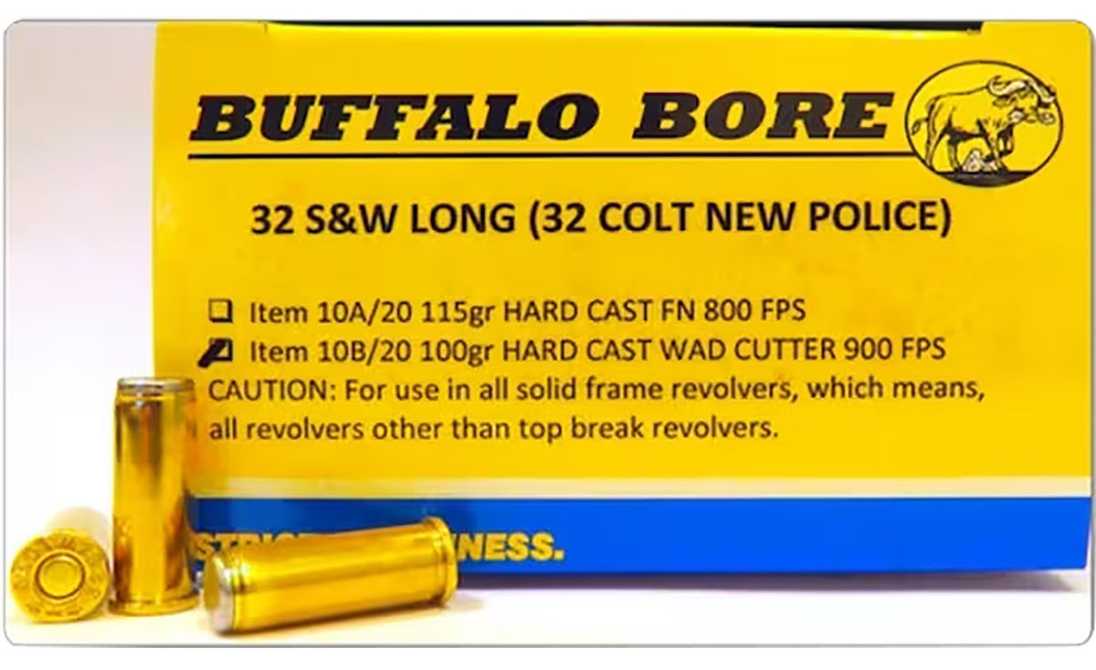 Buffalo Bore Ammunition 7A20 Personal Defense Strictly Business 454Casull 325gr Lead Flat Nose 20 Per Box/12 Case