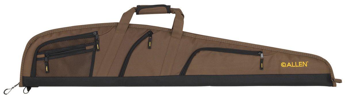 Allen 99546 Daytona Rifle Case Scoped Rifle Case 46" Mocha Brown Endura w/Black Trim, Accessory Pockets, Adjustable Slin