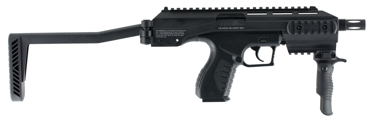 Umarex USA 2254824 TAC Carbine  CO2 177 BB 19+1 Shot Drop Free Magazine, Tactical Folding Fore Grip & Stock, Optics Read