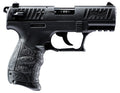 Walther Arms 5120333 P22 *CA Compliant 22 LR 10+1 3.42" Matte Black Tenifer Serrated/Steel Slide, Black Polymer Frame w/