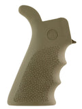 Hogue 15023 OverMolded Beavertail Cobblestone Desert Tan Rubber with AR-15, M16