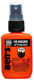 Ben's 00067070 100  Odorless Scent 1.25oz Spray Repels Ticks & Biting Insects Effective Up to 10 hrs
